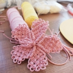 Фото из отзыва к Шнур вязаный 3 мм, 100 м, розовый дымчатый