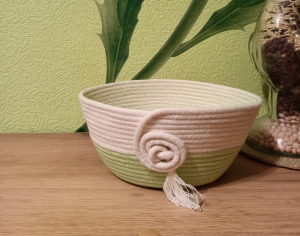 Фото из отзыва к Шнур плетёный 5 мм неокрашенный с сердечником, жёсткость повышенная “+”