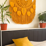 Фото из отзыва к Шнур вязаный 5 мм, 100 м, горчичный светлый