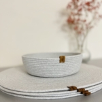 Фото из отзыва к Шнур плетёный 5 мм серый пепельный с сердечником