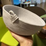 Фото из отзыва к Шнур плетёный 5 мм серый пепельный с сердечником