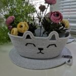 Фото из отзыва к Шнур плетёный 5 мм серый пепельный с сердечником