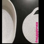 Фото из отзыва к Шнур плетёный 5 мм серый пепельный с сердечником