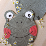 Фото из отзыва к Шнур плетёный 5 мм хаки светлый с сердечником