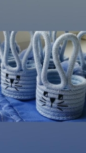 Фото из отзыва к Шнур плетёный 5 мм голубой с сердечником