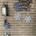 Фото из отзыва к Материалы и видео-урок "Снежинки 4 вида"