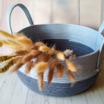 Фото из отзыва к Шнур плетёный 5 мм джинс с сердечником