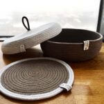 Фото из отзыва к Шнур плетёный 5 мм какао с сердечником