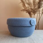 Фото из отзыва к Шнур плетёный 5 мм джинс с сердечником