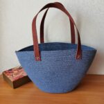 Фото из отзыва к Шнур плетёный 5 мм джинс с сердечником