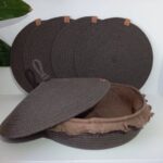 Фото из отзыва к Шнур плетёный 5 мм какао с сердечником