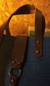 Фото из отзыва к Шнур плетёный 5 мм джинс с сердечником