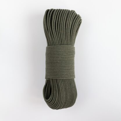Шнур плетеный 5 мм хаки темный
