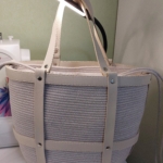 Фото из отзыва к Шнур плетёный 5 мм лён с сердечником