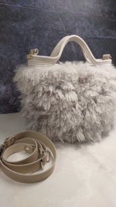 Фото из отзыва к Шнур плетёный 5 мм лён с сердечником