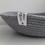 Фото из отзыва к Шнур плетёный 5 мм серый с сердечником