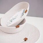 Фото из отзыва к Шнур плетёный 5 мм лён с сердечником