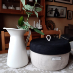 Фото из отзыва к Шнур плетёный 5 мм чёрный с сердечником