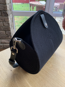 Фото из отзыва к Шнур плетёный 5 мм чёрный с сердечником