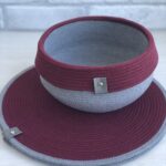 Фото из отзыва к Шнур плетёный 5 мм бордо с сердечником