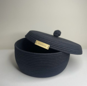 Фото из отзыва к Шнур плетёный 5 мм чёрный с сердечником