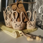 Фото из отзыва к Шнур плетёный 5 мм лён с сердечником