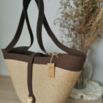 Фото из отзыва к Шнур плетёный 5 мм шоколадный с сердечником