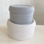 Фото из отзыва к Шнур плетёный 5 мм серый с сердечником