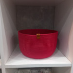 Фото из отзыва к Шнур плетёный 5 мм красный с сердечником