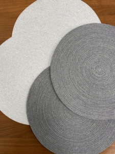 Фото из отзыва к Шнур вязаный 5 мм серый с сердечником