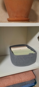 Фото из отзыва к Шнур вязаный 5 мм серый с сердечником