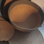 Фото из отзыва к Шнур вязаный 5 мм хаки светлый с сердечником