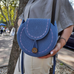 Фото из отзыва к Шнур вязаный 5 мм джинс с сердечником