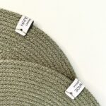 Фото из отзыва к Шнур вязаный 5 мм хаки светлый с сердечником