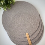 Фото из отзыва к Шнур вязаный 5 мм какао с сердечником