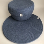 Фото из отзыва к Шнур вязаный 5 мм джинс с сердечником