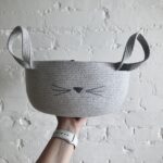 Фото из отзыва к Шнур вязаный 5 мм серый пепельный с сердечником