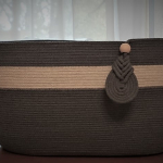 Фото из отзыва к Шнур вязаный 5 мм джинс с сердечником