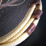 Фото из отзыва к Шнур вязаный 5 мм какао с сердечником