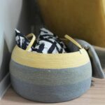 Фото из отзыва к Шнур вязаный 5 мм серый с сердечником