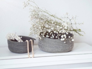 Фото из отзыва к Шнур вязаный 5 мм хаки светлый с сердечником