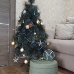 Фото из отзыва к Шнур вязаный 5 мм хаки светлый с сердечником