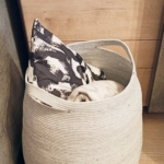 Фото из отзыва к Шнур вязаный 5 мм серый пепельный с сердечником