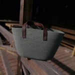 Фото из отзыва к Шнур вязаный 5 мм хаки тёмный с сердечником