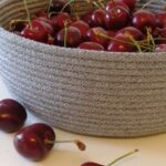 Фото из отзыва к Шнур вязаный 5 мм серый с сердечником