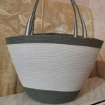 Фото из отзыва к Шнур вязаный 5 мм хаки светлый с сердечником