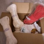 Фото из отзыва к Шнур плетёный 5 мм красный с сердечником