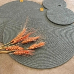 Фото из отзыва к Шнур вязаный 5 мм хаки светлый с сердечником