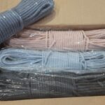 Фото из отзыва к Шнур вязаный 5 мм голубой с сердечником