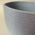 Фото из отзыва к Шнур вязаный 5 мм голубой с сердечником